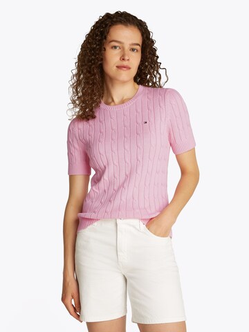 Pull-over '1985' TOMMY HILFIGER en rose : devant