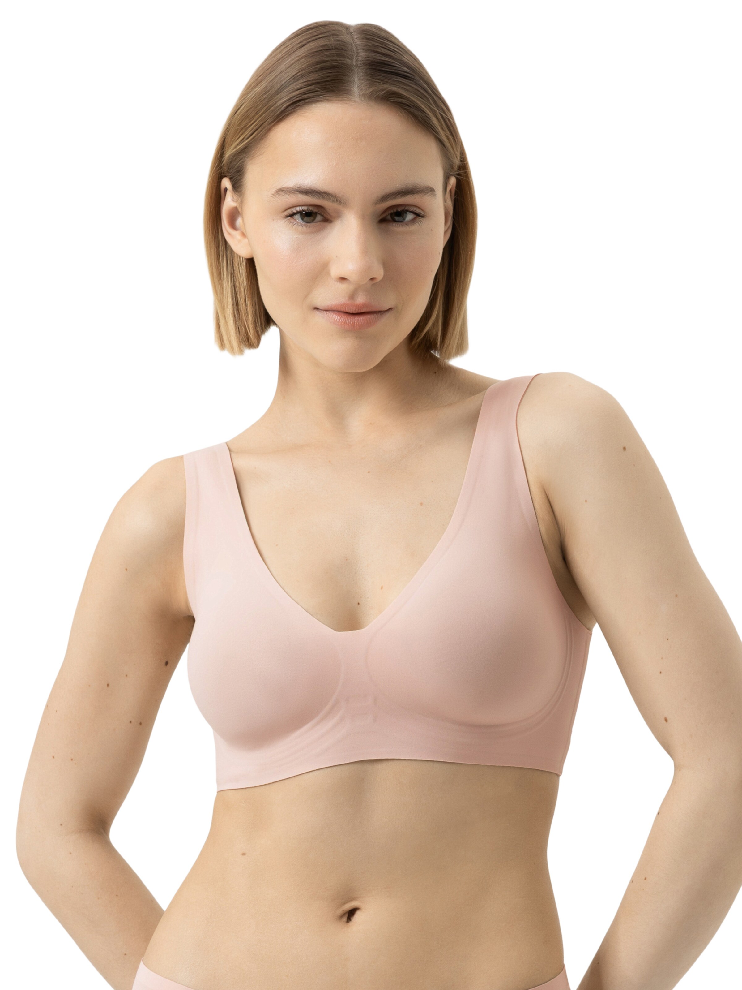 Mey Triangle Bra 'Simply Better Invisibles' in Pink: front