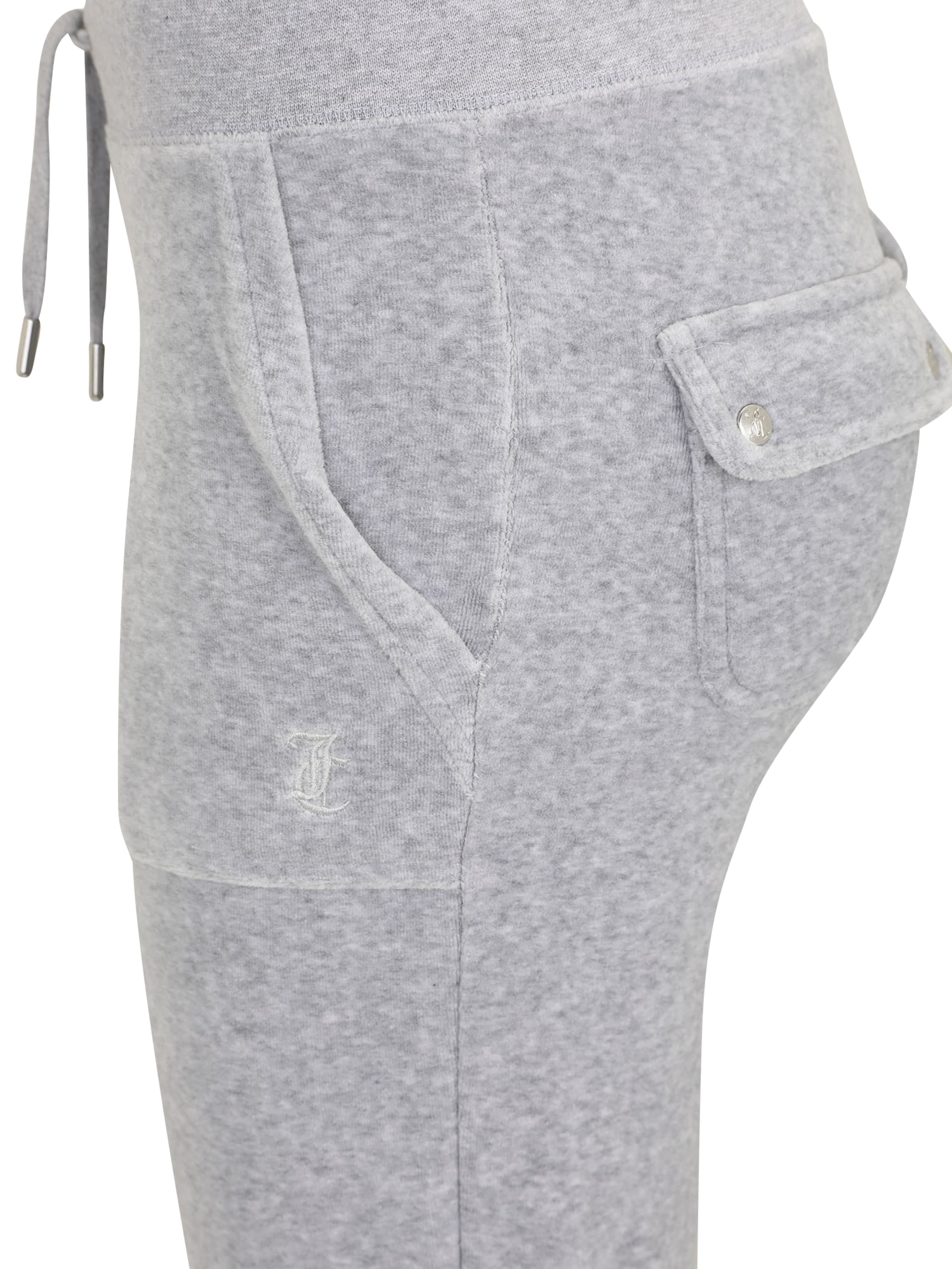 Juicy Couture Petite Laienev Püksid 'LAYLA', värv hall