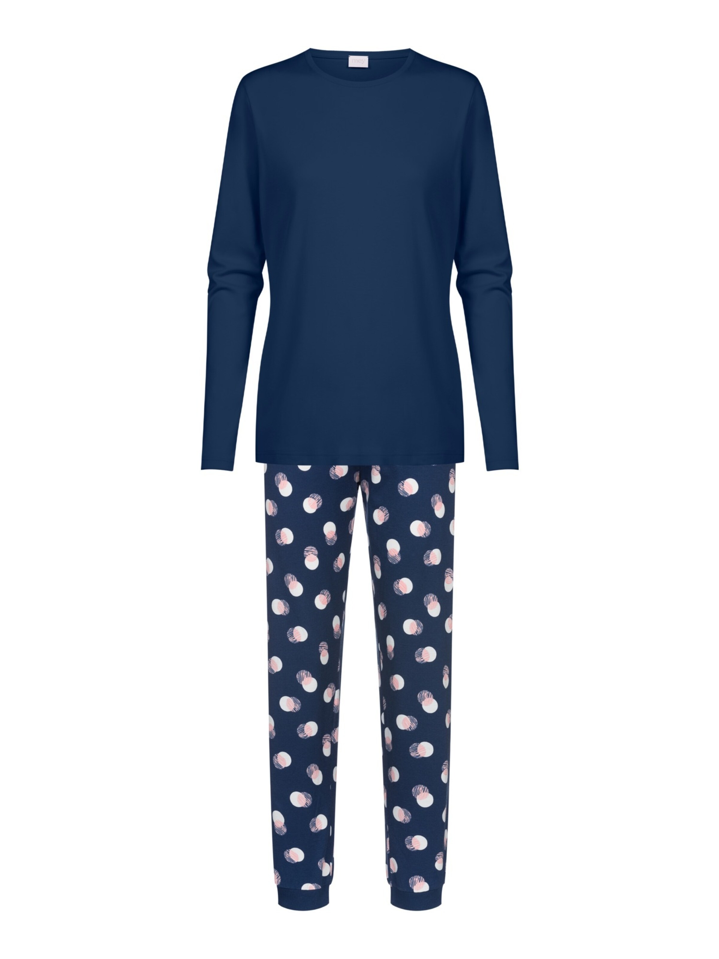 Mey Pyjama in Blauw: voorkant