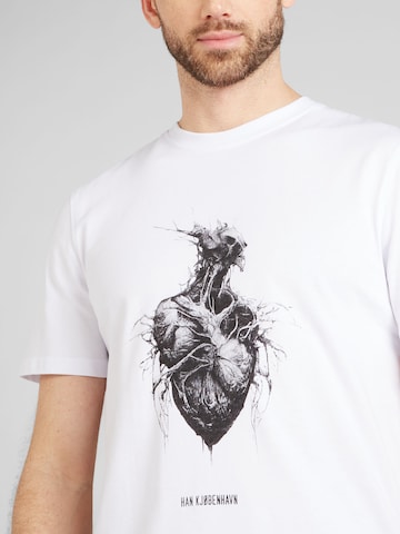 Han Kjøbenhavn Bluser & t-shirts 'Heart Monster' i hvid