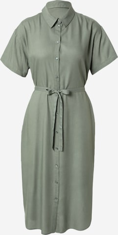 VERO MODA Shirt Dress 'Bumpy' in Green: front