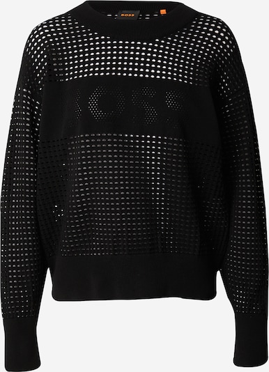 BOSS Pullover 'C_Fhein' in schwarz, Produktansicht