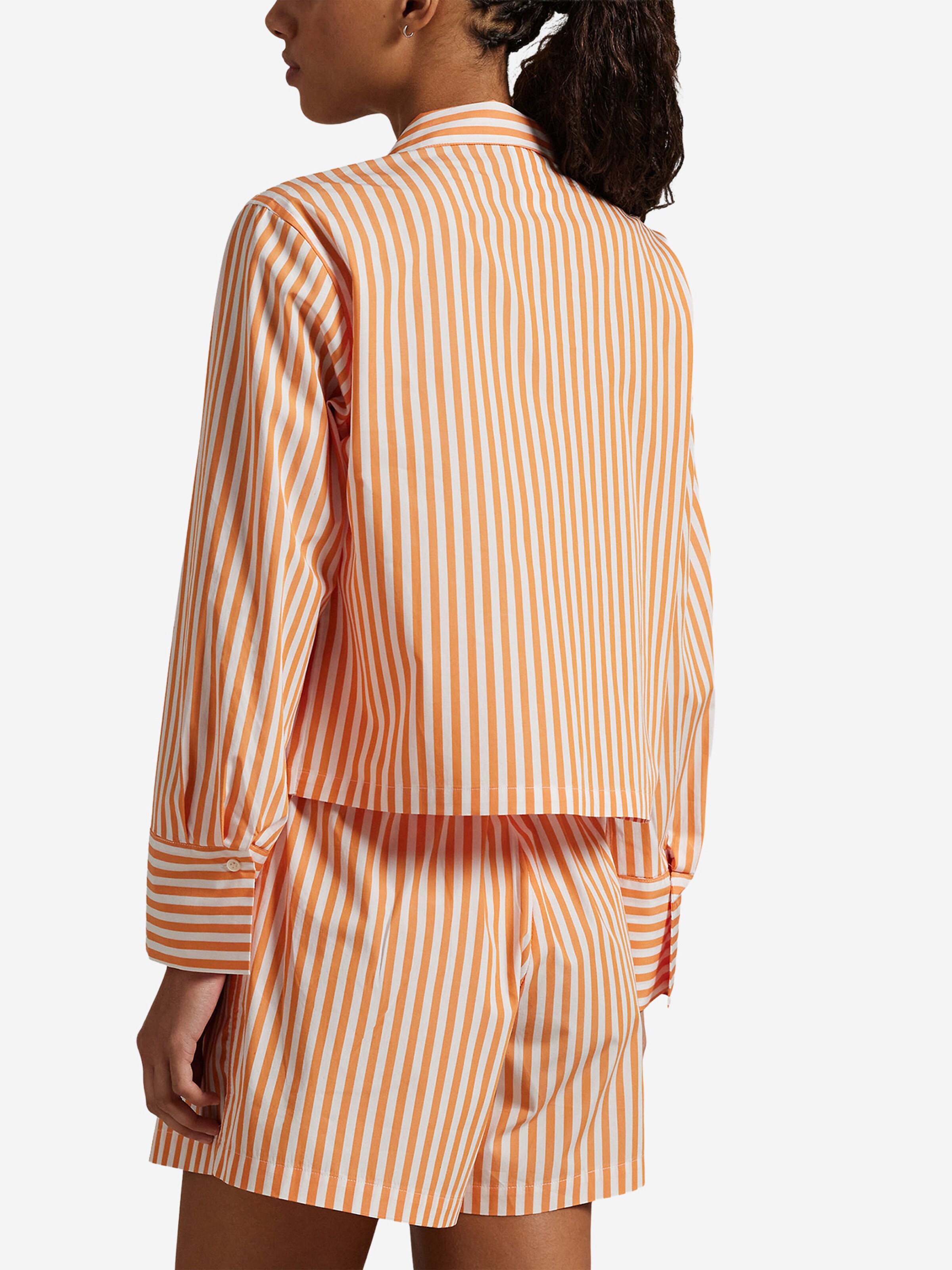 Polo Ralph Lauren Pyjama ' Crop & Boxer Set ' in Orange