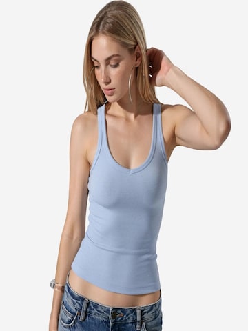 BusemTop 'Tanktops & Camis' - plava boja: prednji dio