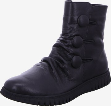 Gemini Ankle Boots in Black: front