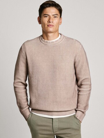 Pepe Jeans Trui 'Leo' in Beige: voorkant