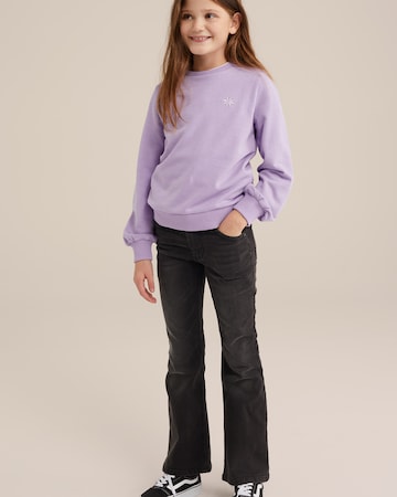 WE Fashion Sweatshirt i lilla