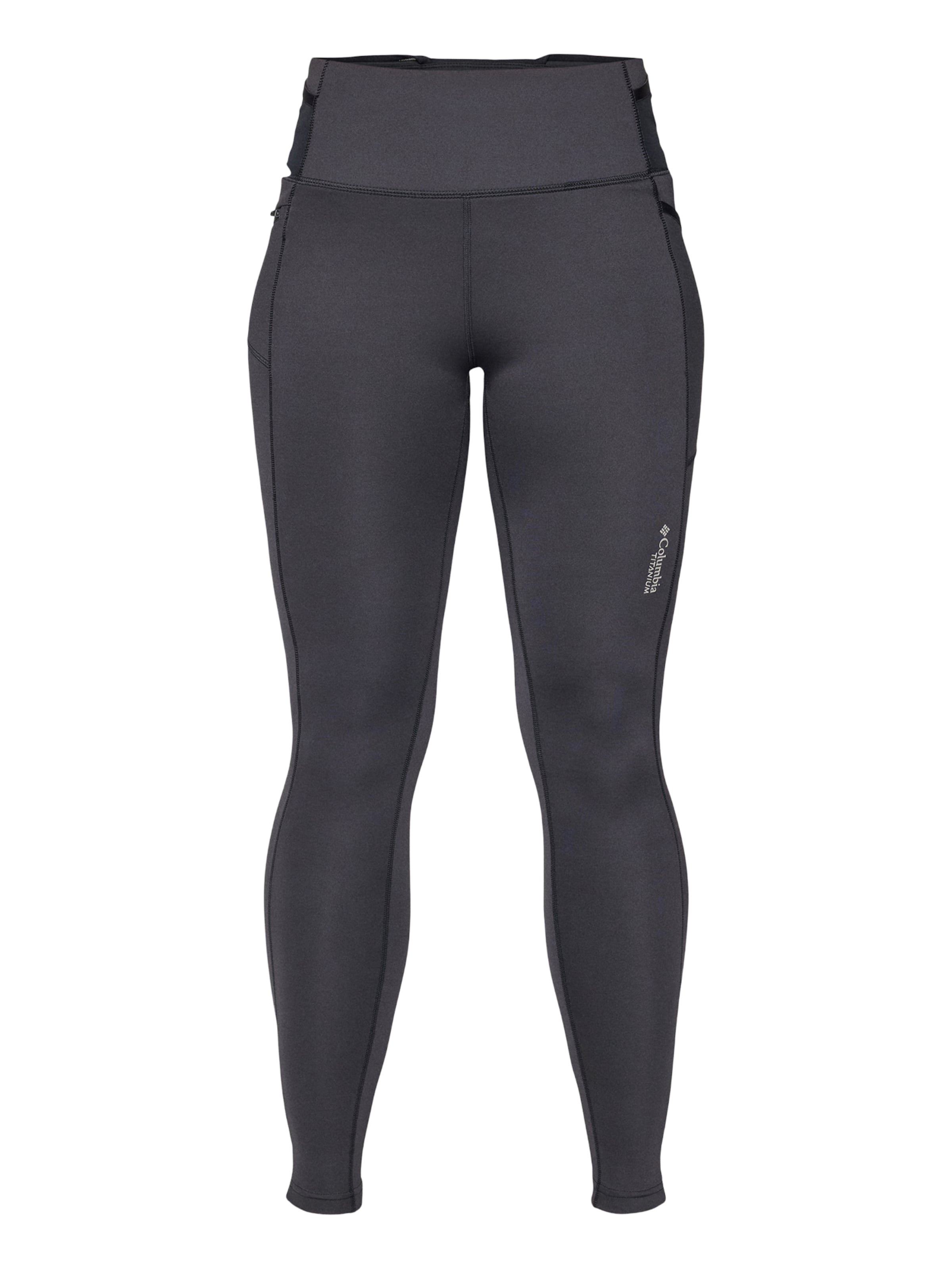 Skinny Pantalon outdoor 'Summit Valley' COLUMBIA en noir : devant