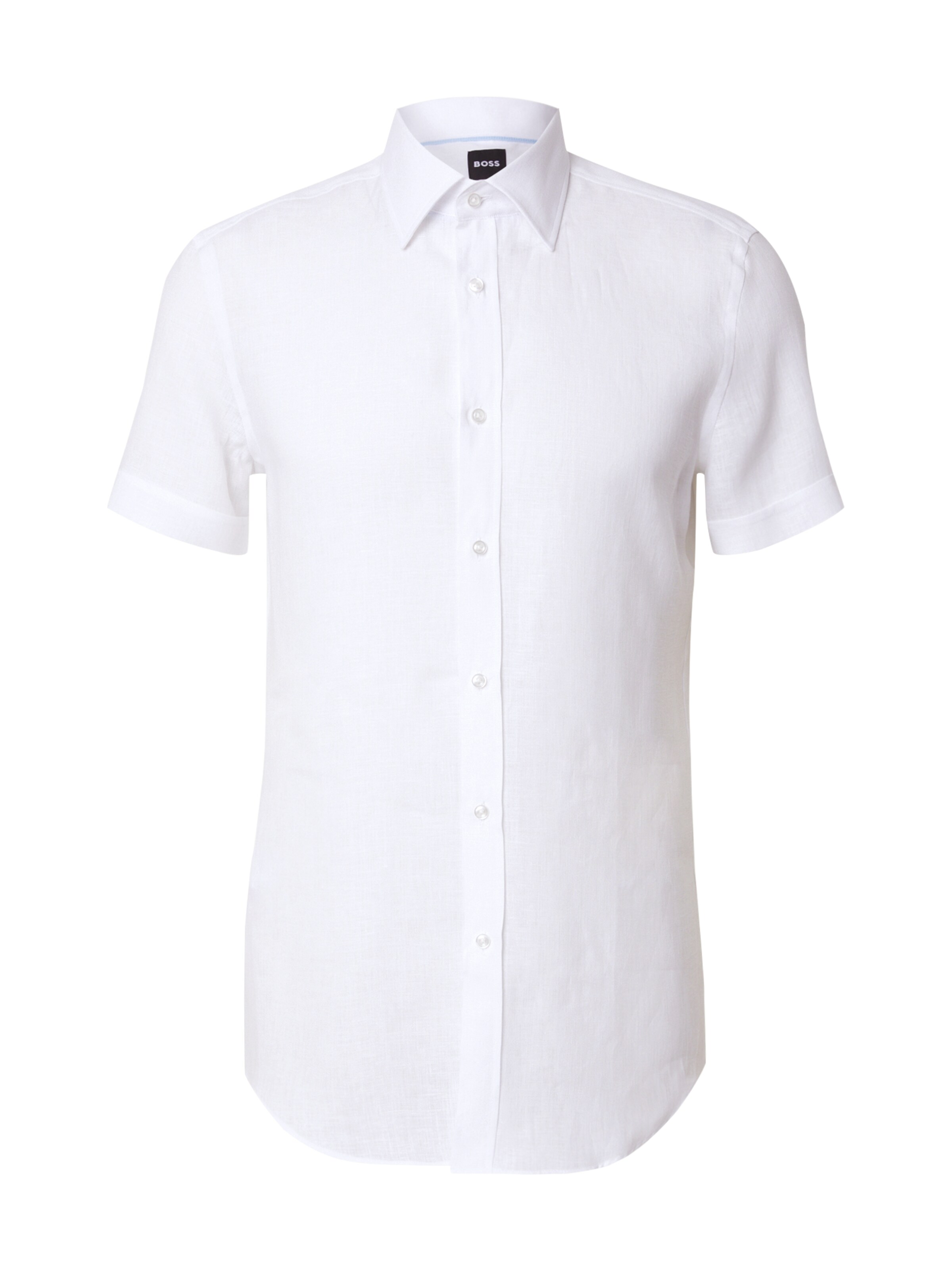 BOSS Regular fit Риза 'Hank' в бяло: отпред