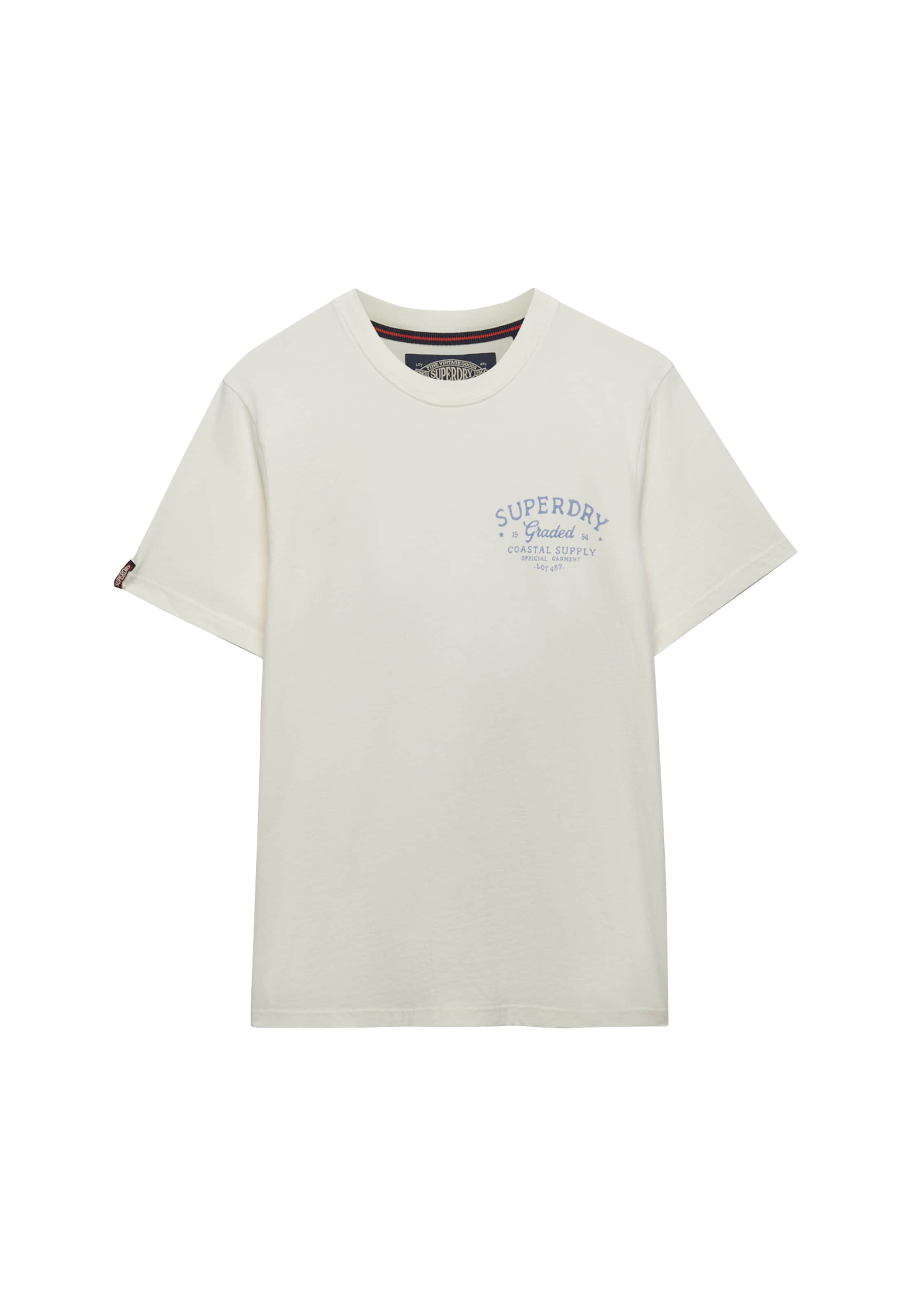 T-Shirt Superdry & Co en blanc : devant