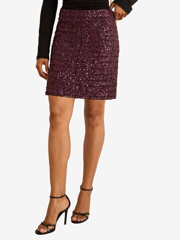 love & roses Skirt in Purple: front