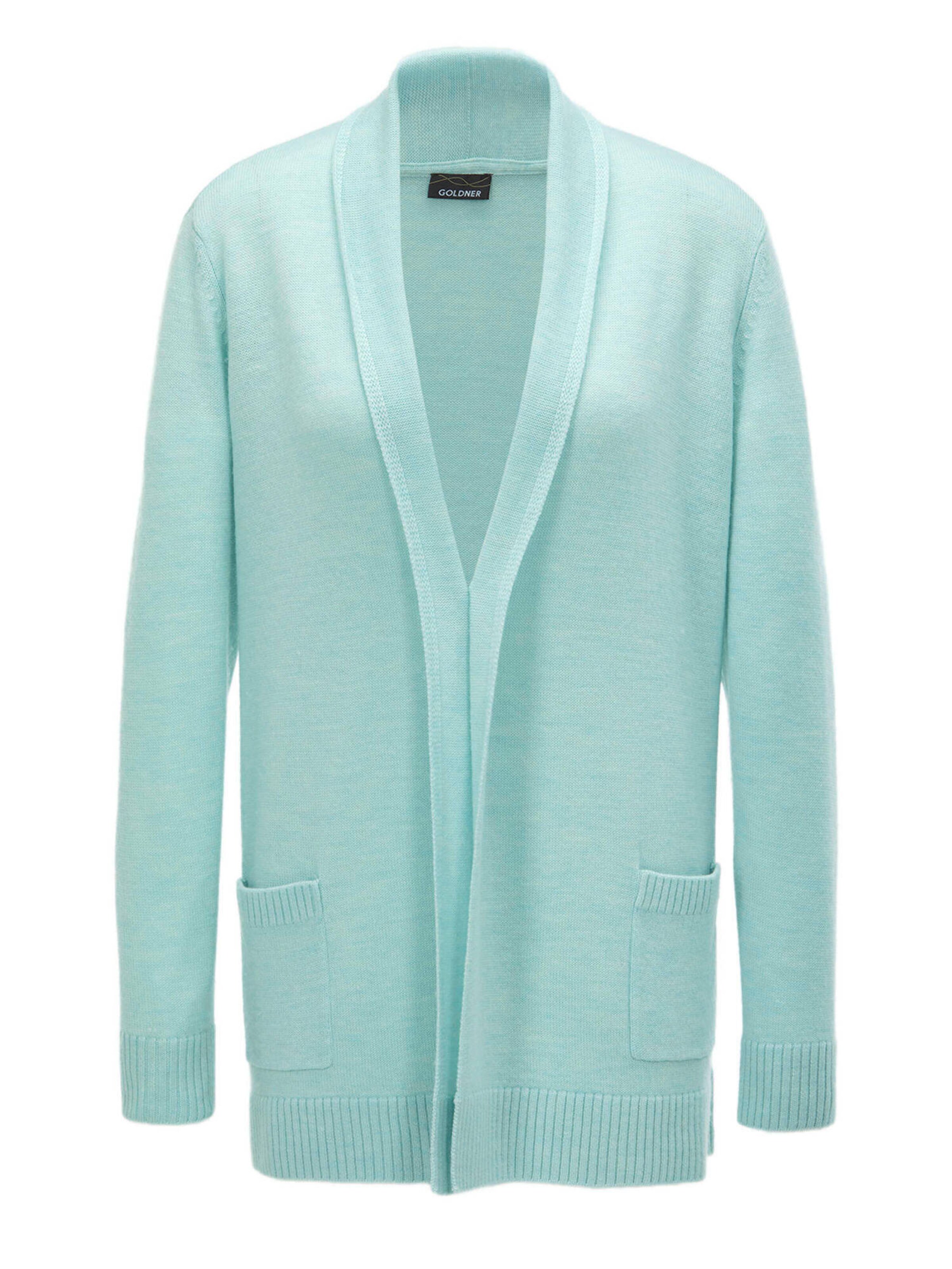 Goldner Cardigan en jade, Vue avec produit