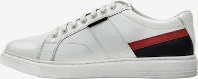 DreiMaster Maritim Sneakers laag in de kleur Navy / Bloedrood / Offwhite, Productweergave