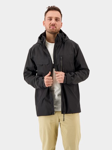 Didriksons Outdoorjas 'Aston' in Zwart