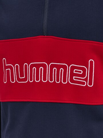 Hummel Sportsweatshirt in Blauw