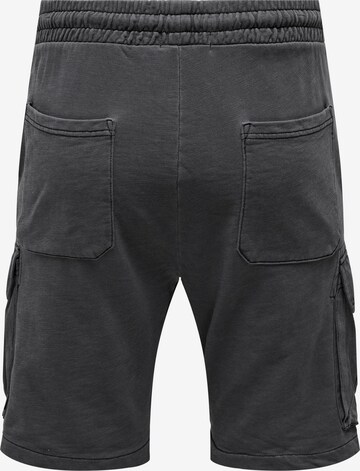 Only & Sons Regular Cargo Pants 'Nicky' in Grey