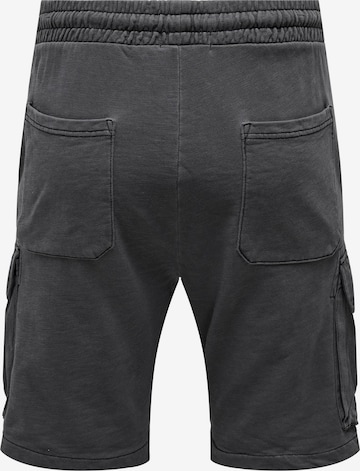 Only & Sons Regular Cargo Pants 'Nicky' in Grey