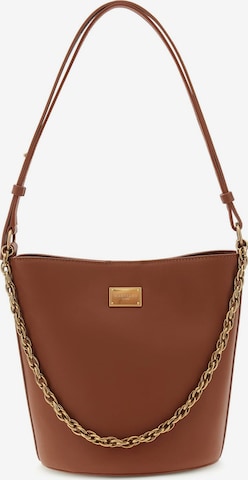 MARCIANO LOS ANGELES Shoulder Bag in Brown: front