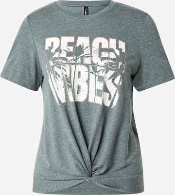 ONLY T-shirt 'ONLCarriee' i grön: framsida