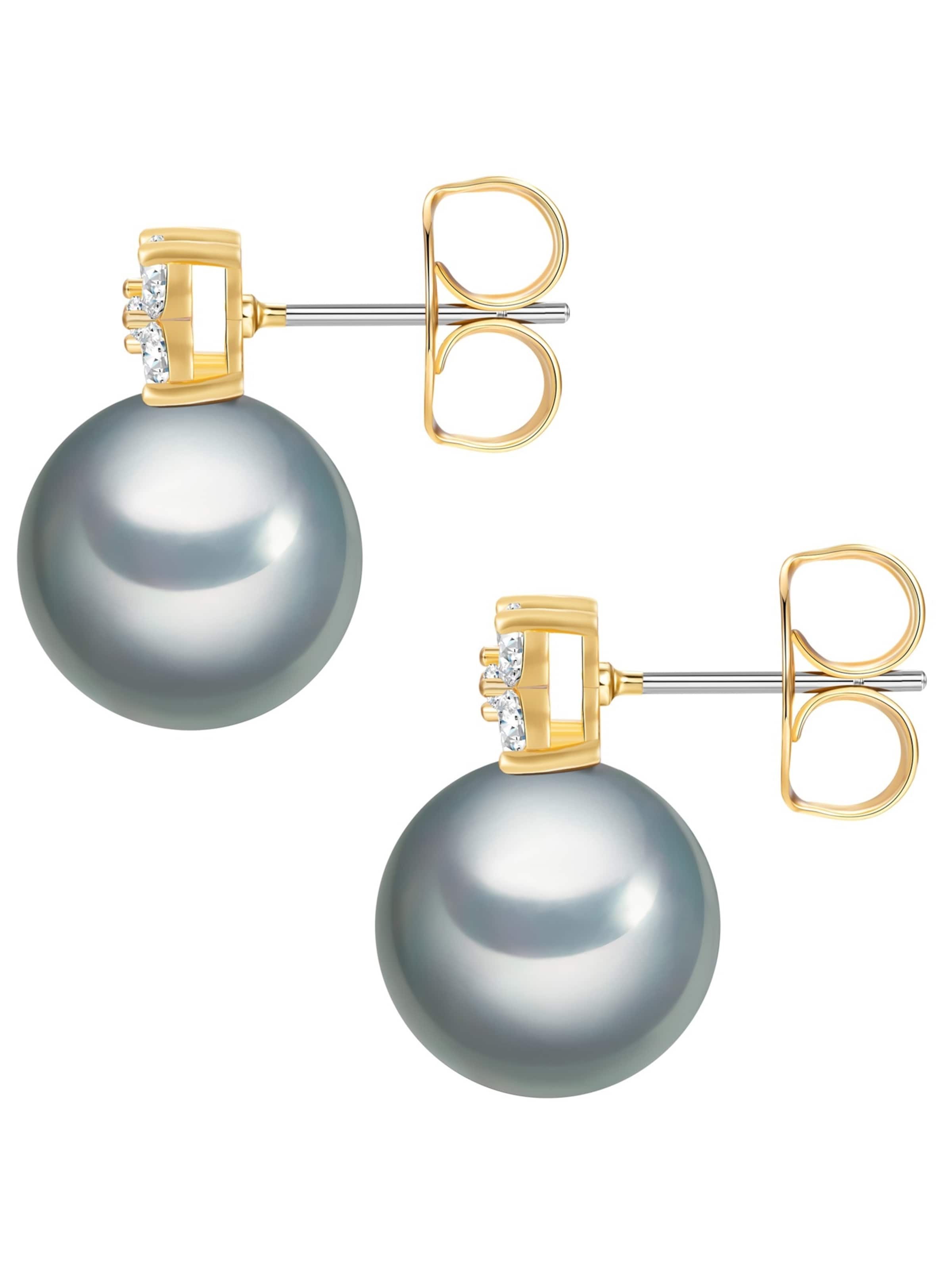 Orecchini di Lulu & Jane in grigio