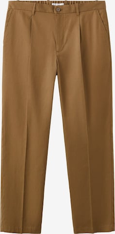MANGO MAN Pants 'Lighter' in Brown: front