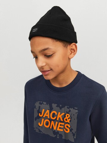 Jack & Jones Junior Beanie 'DNA' in Black: front