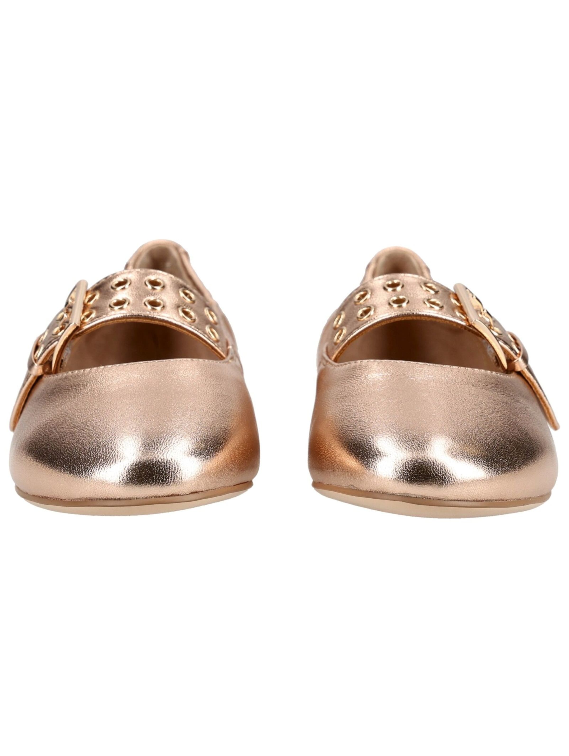 Ballerines à lanières Regarde le Ciel en bronze