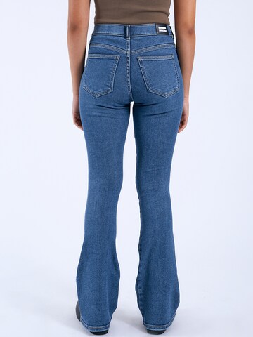 Dr. Denim Flared Jeans 'Lexy' in Blauw