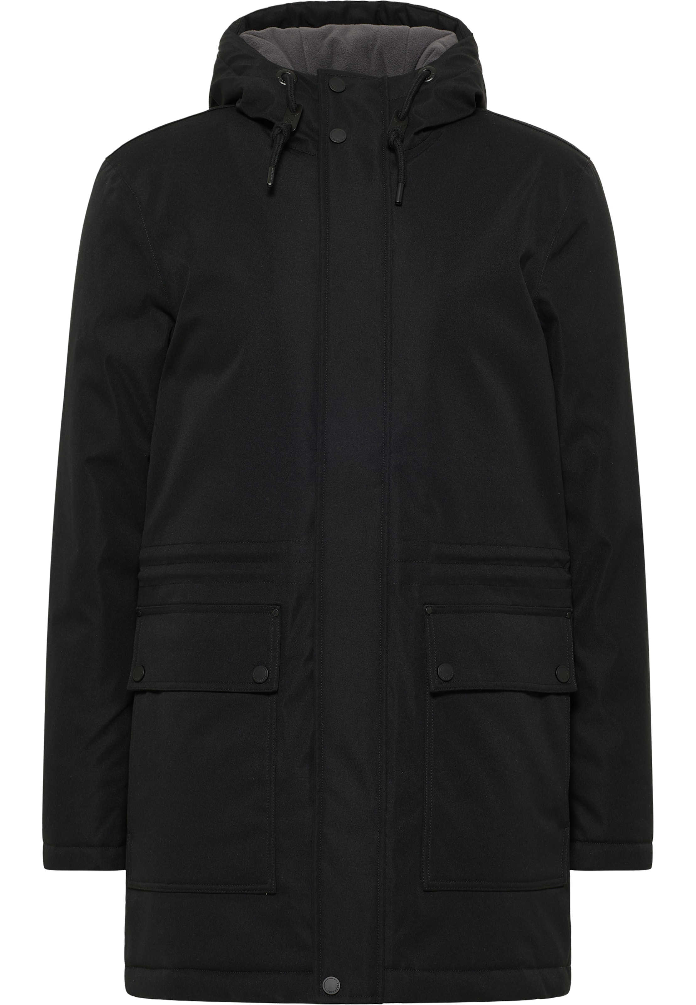 TUFFSKULL Functionele jas 'Urban Storm' in Zwart: voorkant