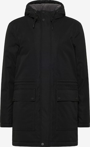 TUFFSKULL Weatherproof jacket 'Urban Storm' in Black: front