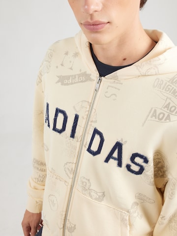 ADIDAS ORIGINALS Ζακέτα φούτερ 'AOA' σε μπεζ