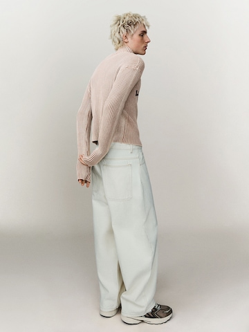 Bershka Strickjacke in Beige