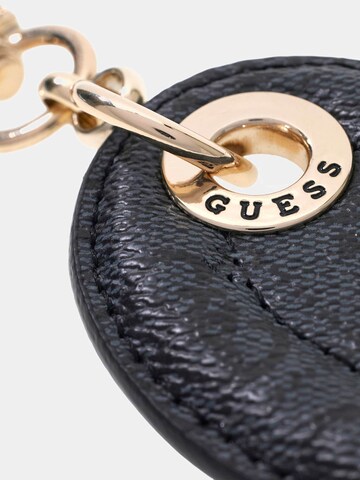 GUESS Schlüsselanhänger 'Herz' in Schwarz