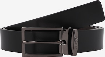 HUGO Belt 'Geffi' in Black: front