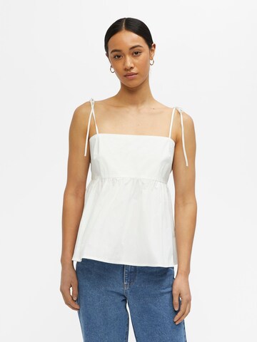 OBJECT Top 'LUNAH' in White: front