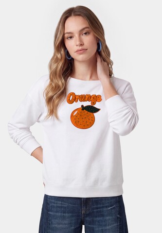 Sweat-shirt MYMO en blanc : devant