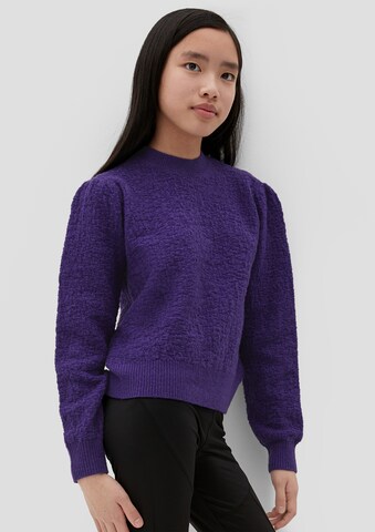 s.Oliver Sweater in Purple: front