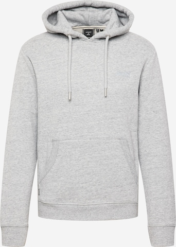 Sweat-shirt Superdry en gris : devant