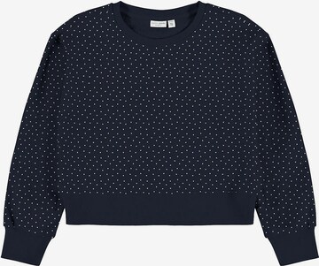 NAME IT Sweatshirt 'VILUBA' i blå: forside