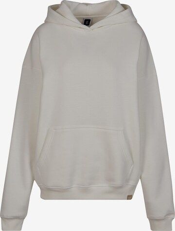 Sweat-shirt DEF en blanc : devant