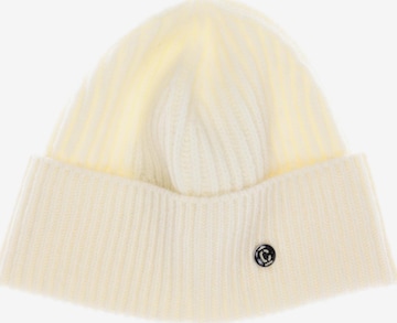 Closed Hat & Cap in One size in White: front