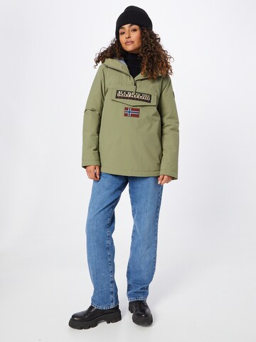 NAPAPIJRI Between-Season Jacket 'Rainforest' in Green