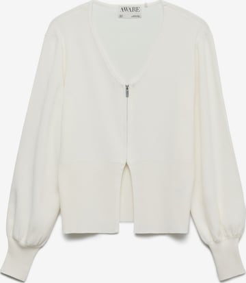 VERO MODA Cardigan 'AWAlice' i hvid: forside