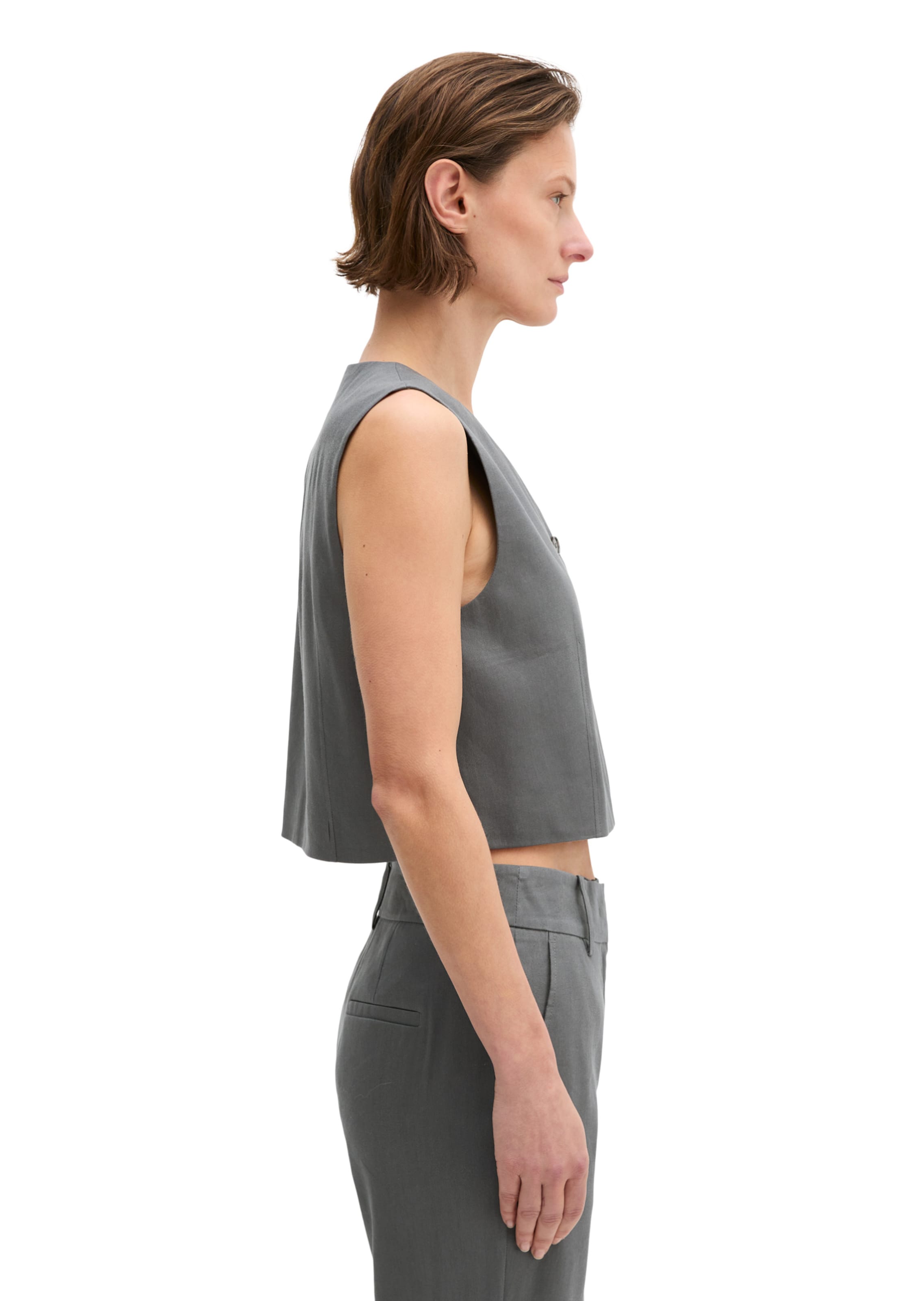 Marc O'Polo Gilet in Grijs