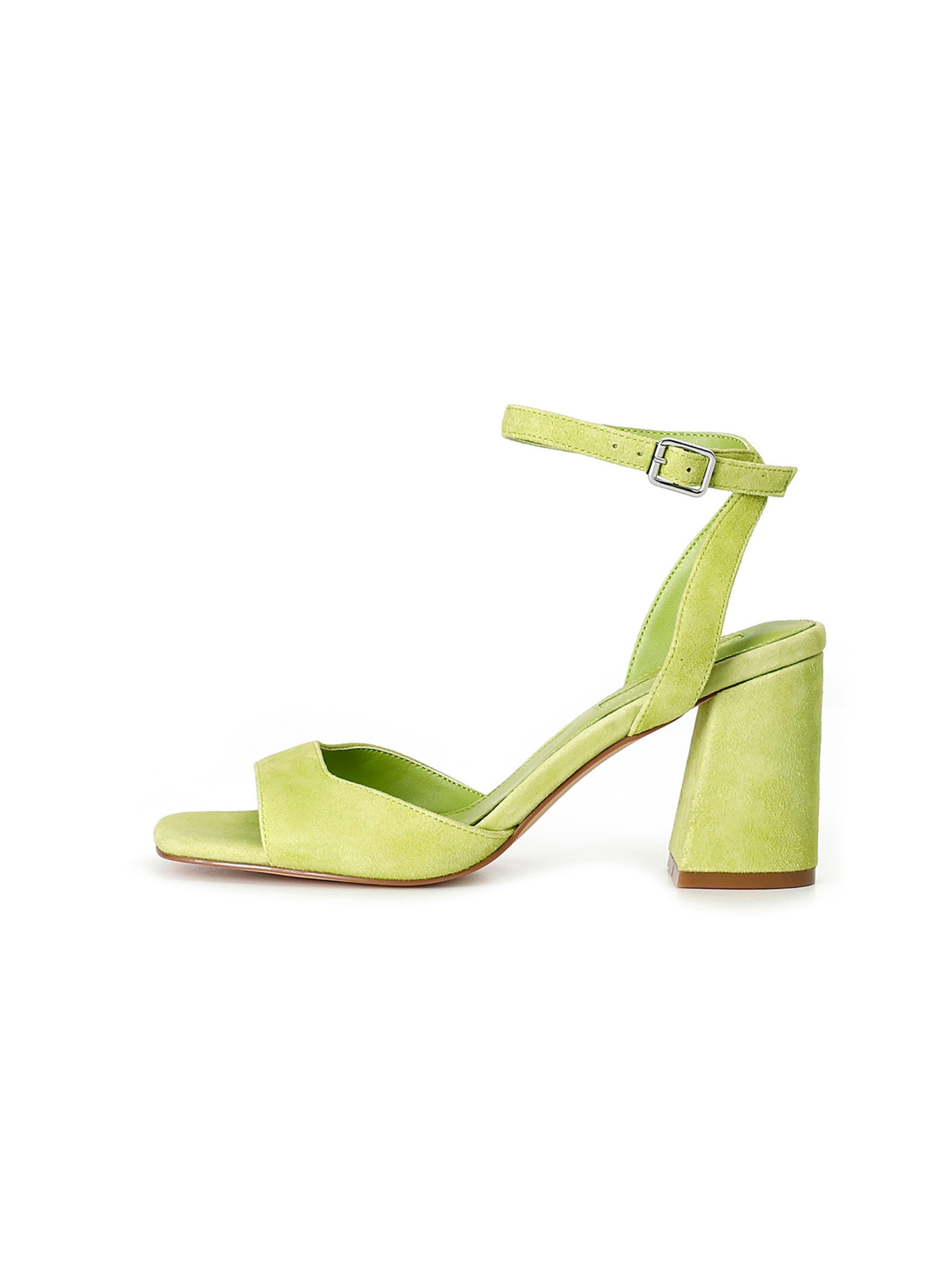 Sandalo di CAFè NOIR in verde: frontale