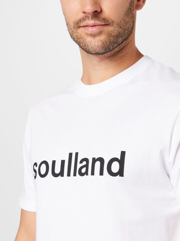 Soulland Футболка 'Chuck' в Белый