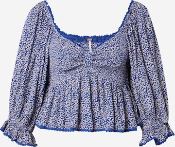 Free People Blouse 'BRITTNEE' in Blue: front