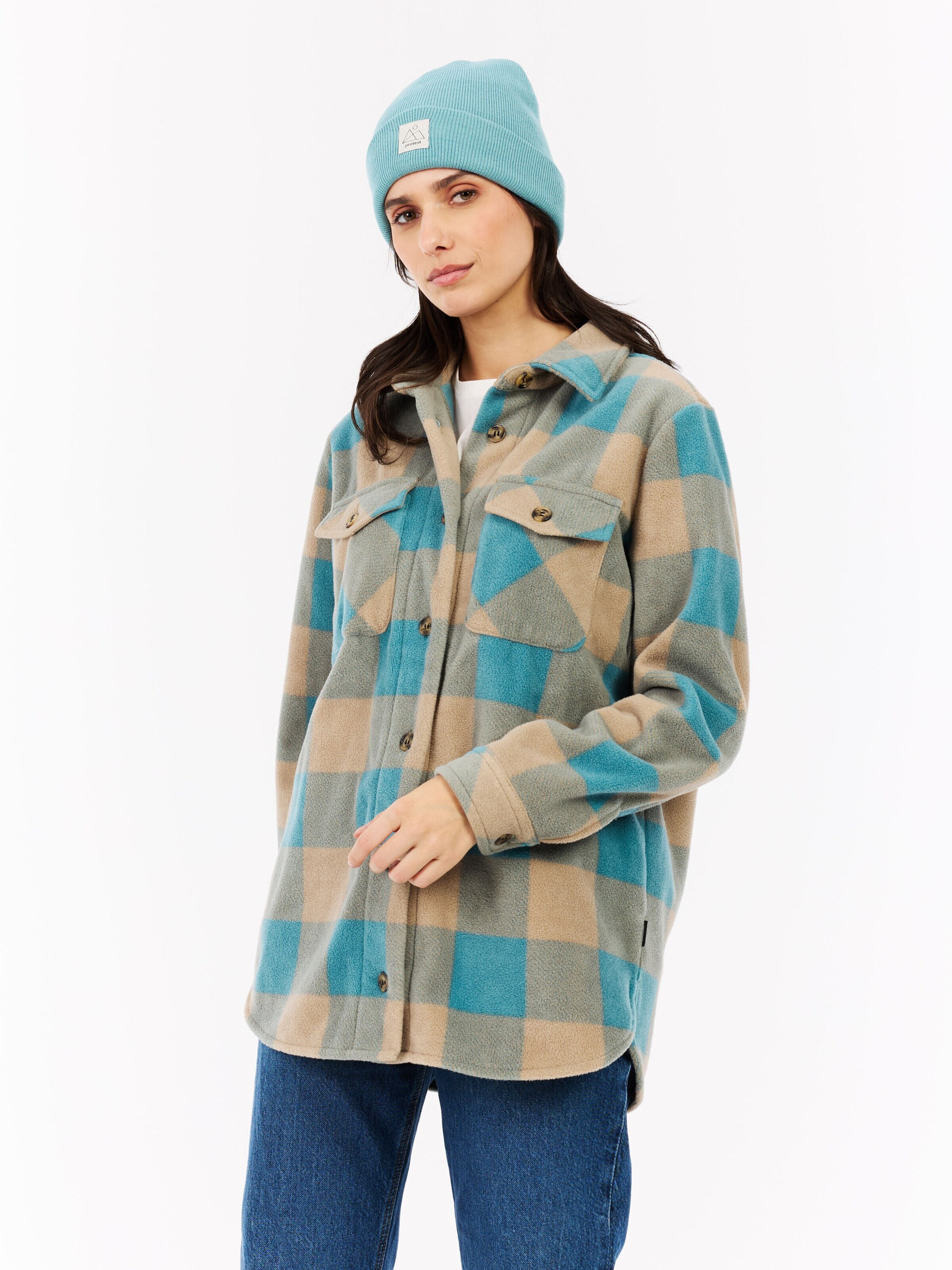 PROTEST Winter jacket 'PRTLuv' in Blue: front