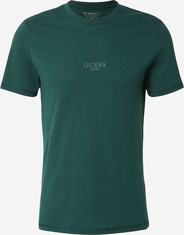 GUESS - Camisa 'AIDY' em verde: frente